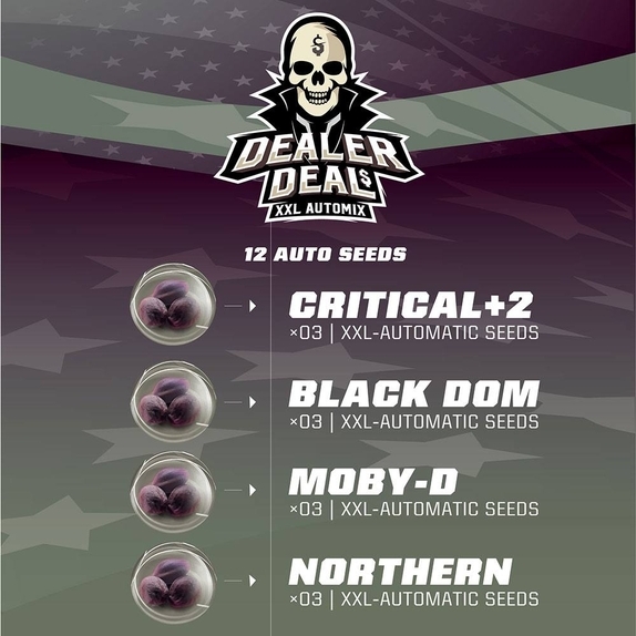 Dealer Deal Automix: 12 Cannabis Seeds