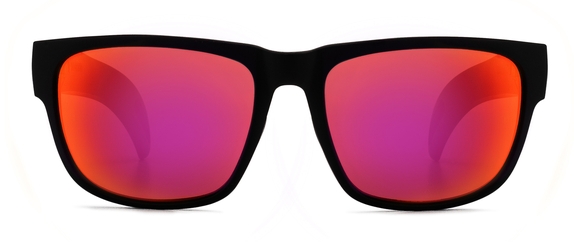 ViceRays Blaze Red Classic Sunglasses With Storage Cannabis Seeds