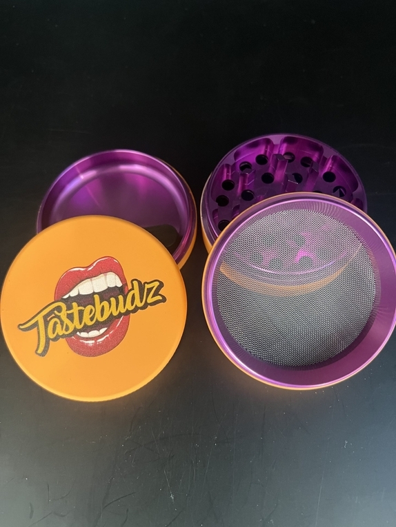 Tastebudz Seeds 4 piece ltd edition metal grinder Cannabis Seeds