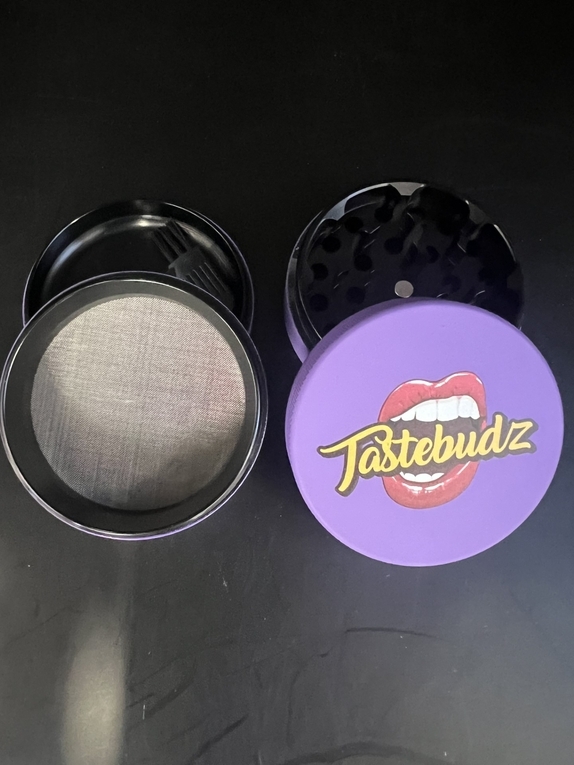 High quality Tastebudz Seeds 4 piece ltd edition metal grinder- Purple Cannabis Seeds