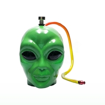Spaced Out Ceramic Bong (16cm) GREEN HALLOBONG Cannabis Seeds