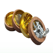 Headchef WOODSMAN 62mm 4 Part Grinder - GOLD Cannabis Seeds