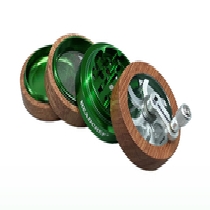 Headchef WOODSMAN 62mm 4 Part Grinder - GREEN Cannabis Seeds